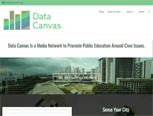 Tablet Screenshot of datacanvas.org